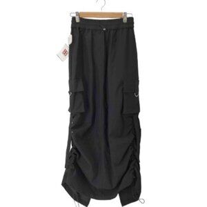 ZARA Shirred Cargo Skirt Drawstring Women's SIZE S 7385/436/800